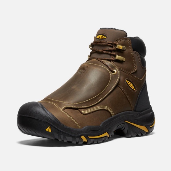 KEEN Men's Mt Vernon 6" MET Waterproof Boot (Steel Toe) Cascade Brown  Size 8.5D - Picture 3 of 13